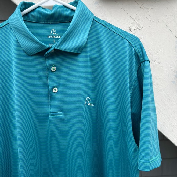 Rhoback Shirts Rhoback Golf Polo Size Large Made In South Korea